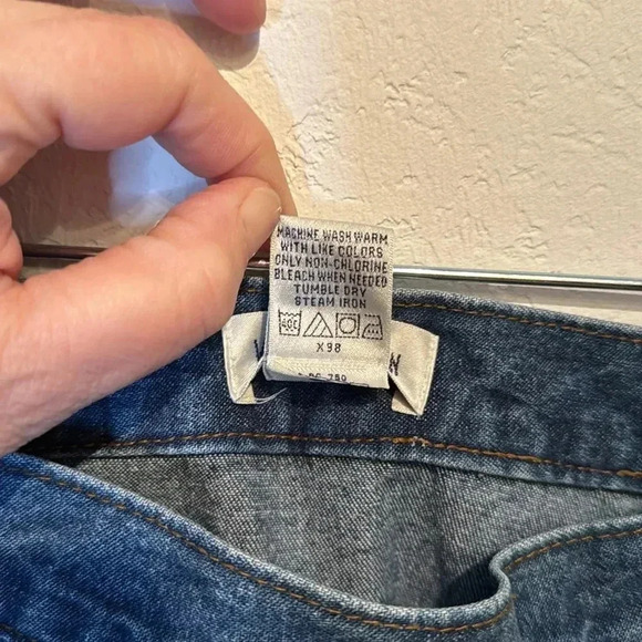 Vintage Van Heusen Women’s Long Denim Blue Skirt Size 16 - Picture 10 of 10